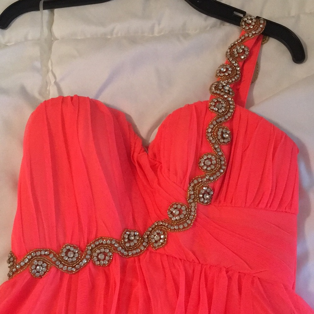 Coral Homecoming/Party Dress